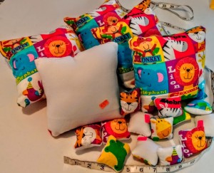 MIni Zoo Animal Pillows. Not for children under age 3